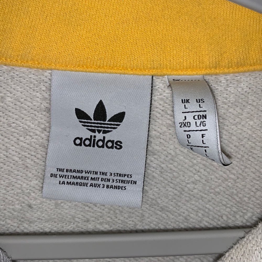 Color Block Adidas Quarterzip - Picture 3 of 4